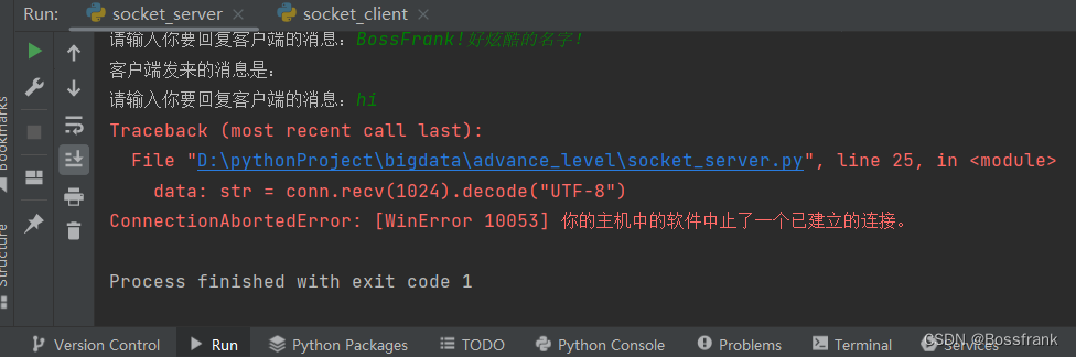 python客户端服务端python入门教程非常详细